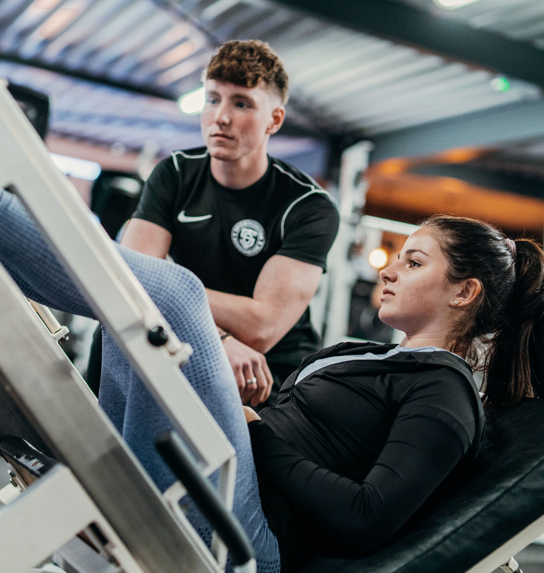 Coaching tijdens training bij Sportcenter Renswoude